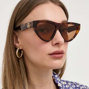 NEW GUCCI WOMEN HAVANA SUNGLASSES